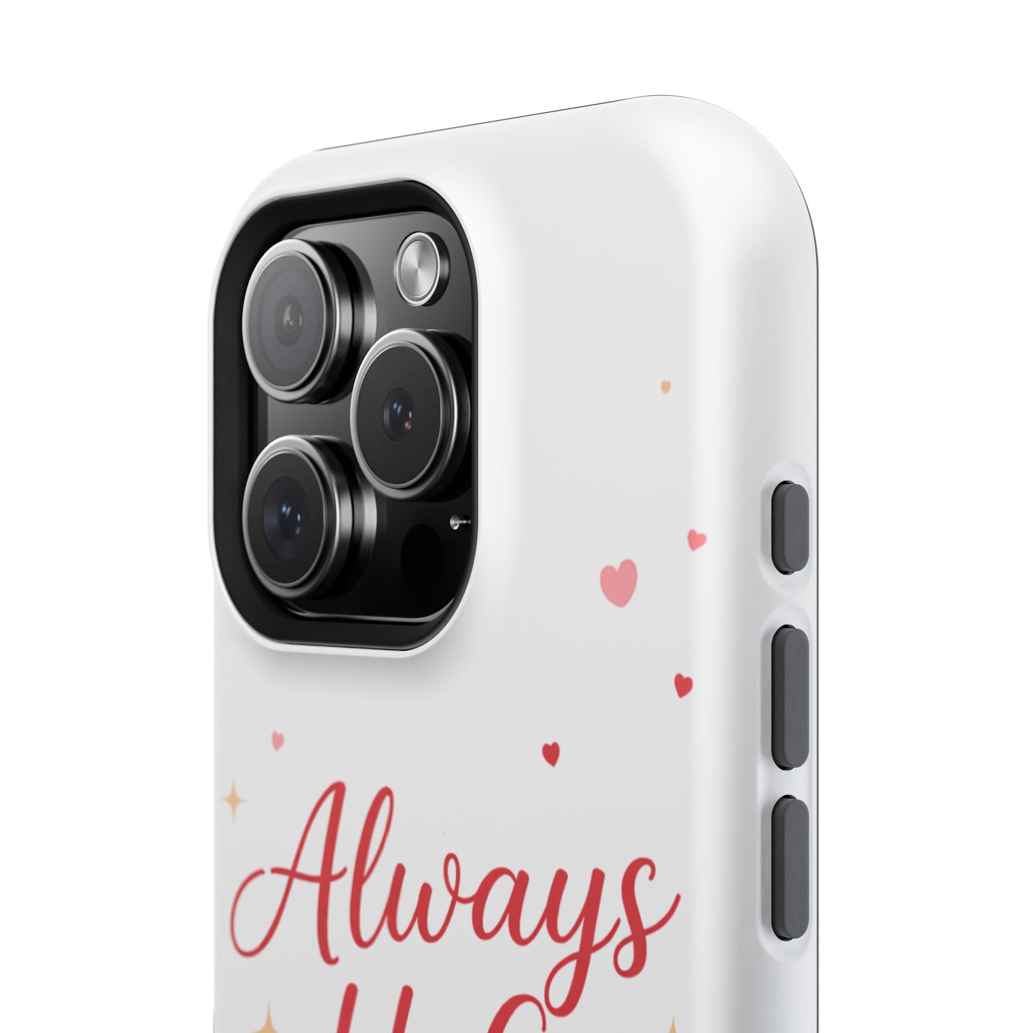 Always Us™ Valentine Phone Case – Romantic Heart Design | iPhone Case Gift for Couples