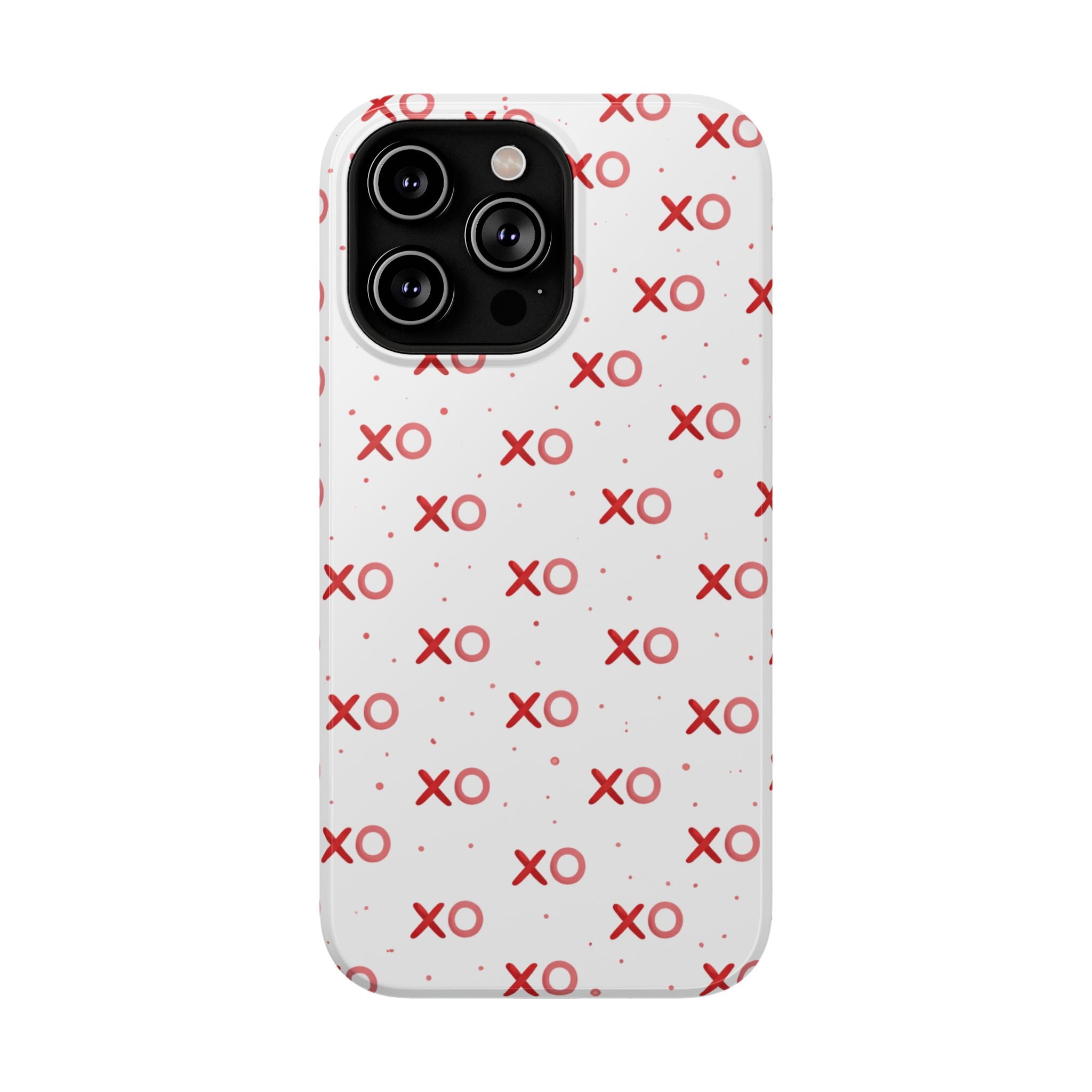 Valentine XO Pattern Phone Case – Cute Minimal Love Design