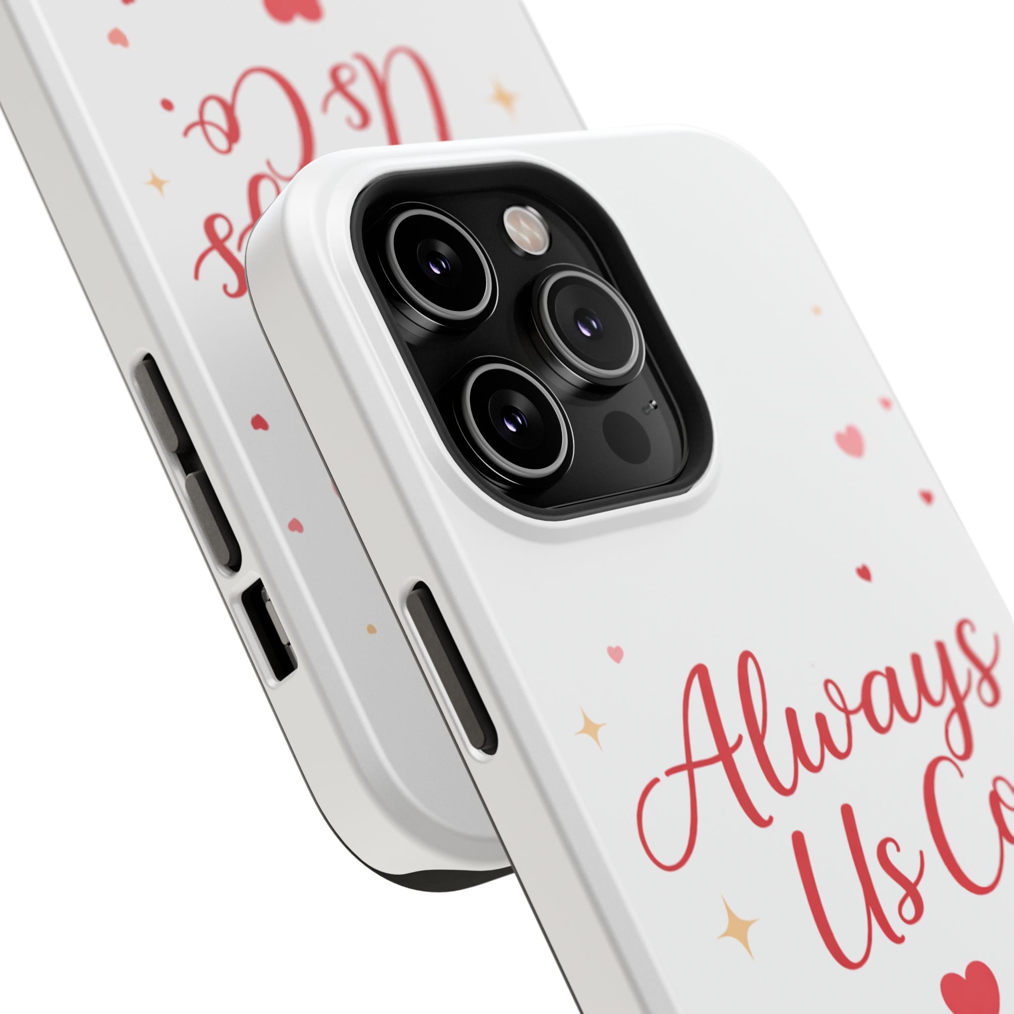 Always Us™ Valentine Phone Case – Romantic Heart Design | iPhone Case Gift for Couples