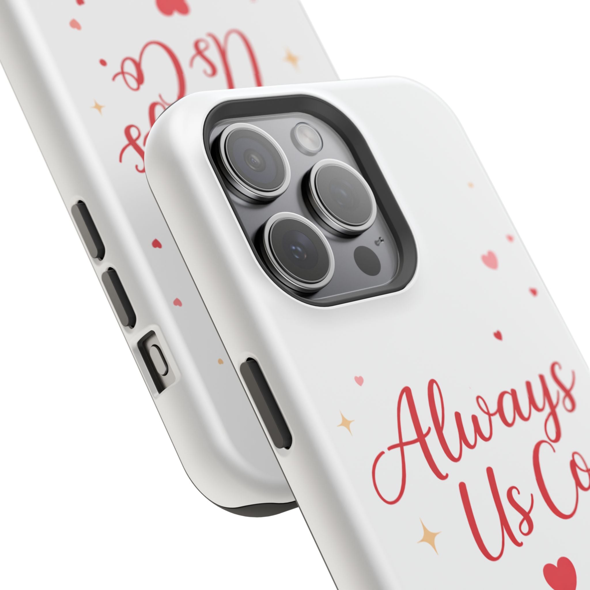 Always Us™ Valentine Phone Case – Romantic Heart Design | iPhone Case Gift for Couples