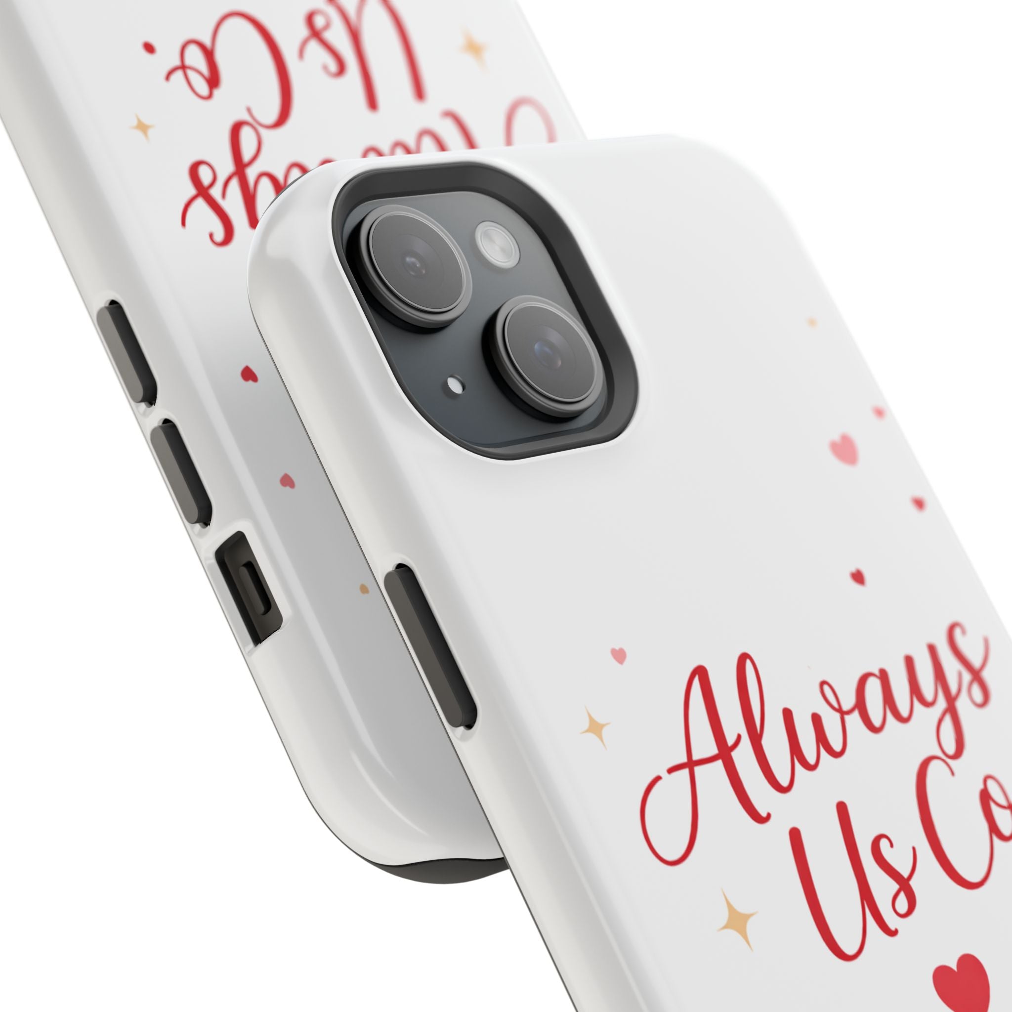 Always Us™ Valentine Phone Case – Romantic Heart Design | iPhone Case Gift for Couples