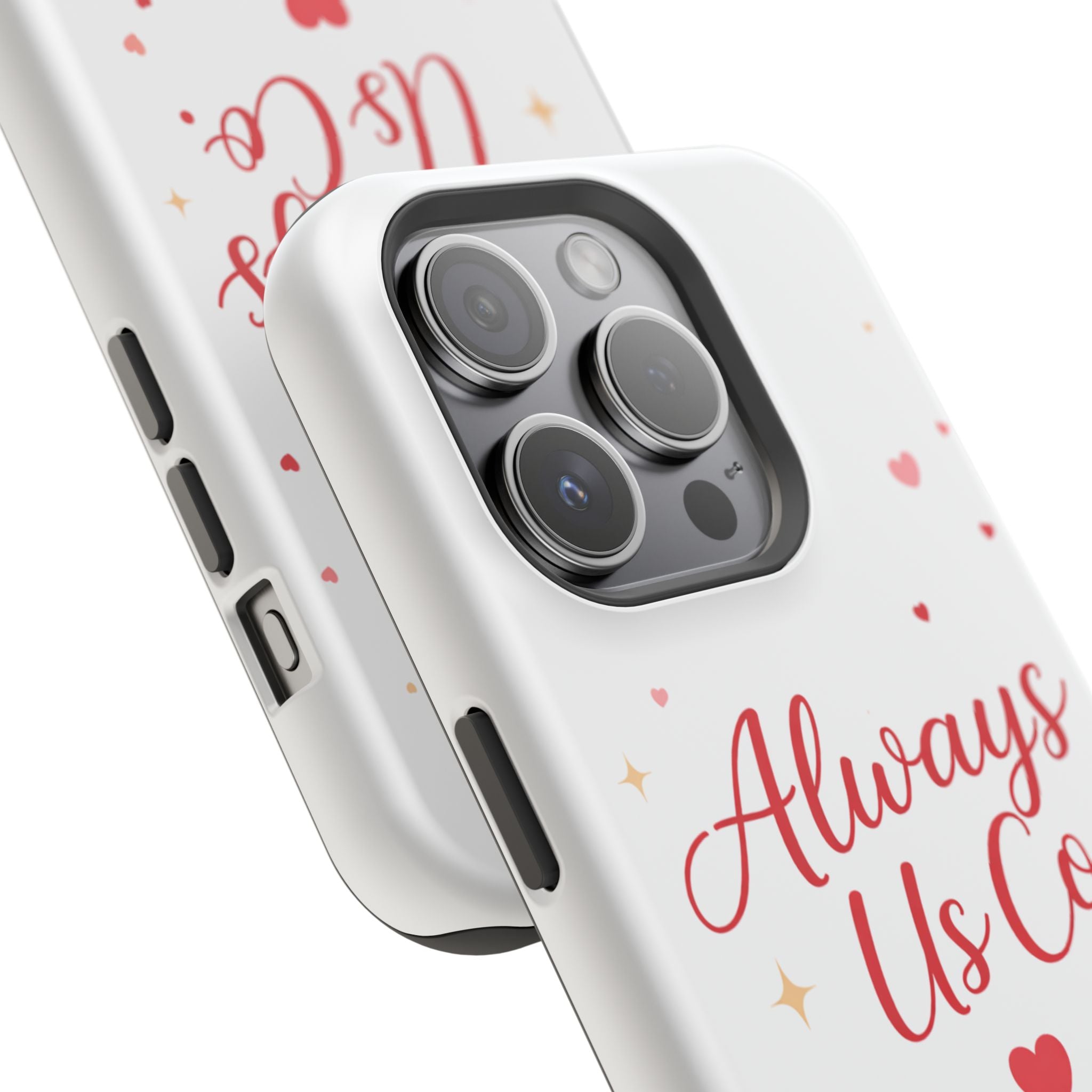 Always Us™ Valentine Phone Case – Romantic Heart Design | iPhone Case Gift for Couples