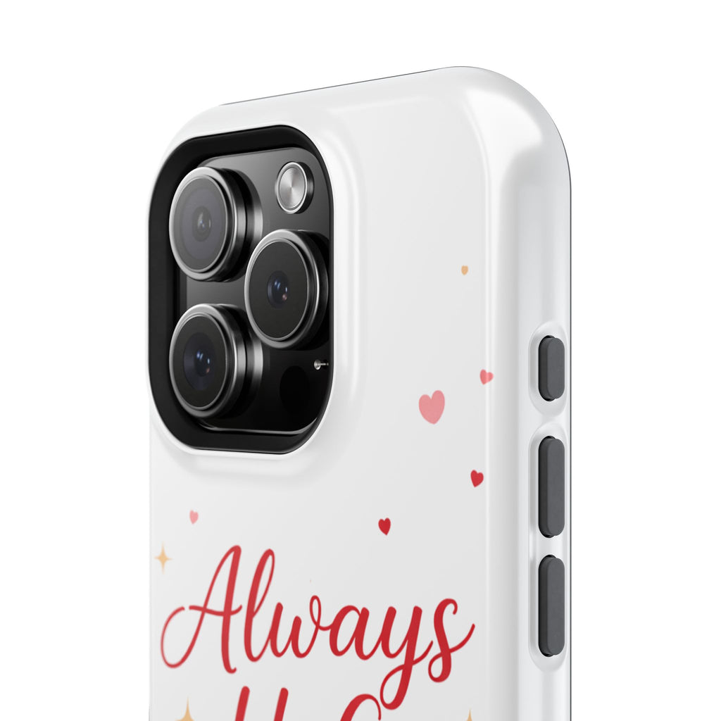 Always Us™ Valentine Phone Case – Romantic Heart Design | iPhone Case Gift for Couples