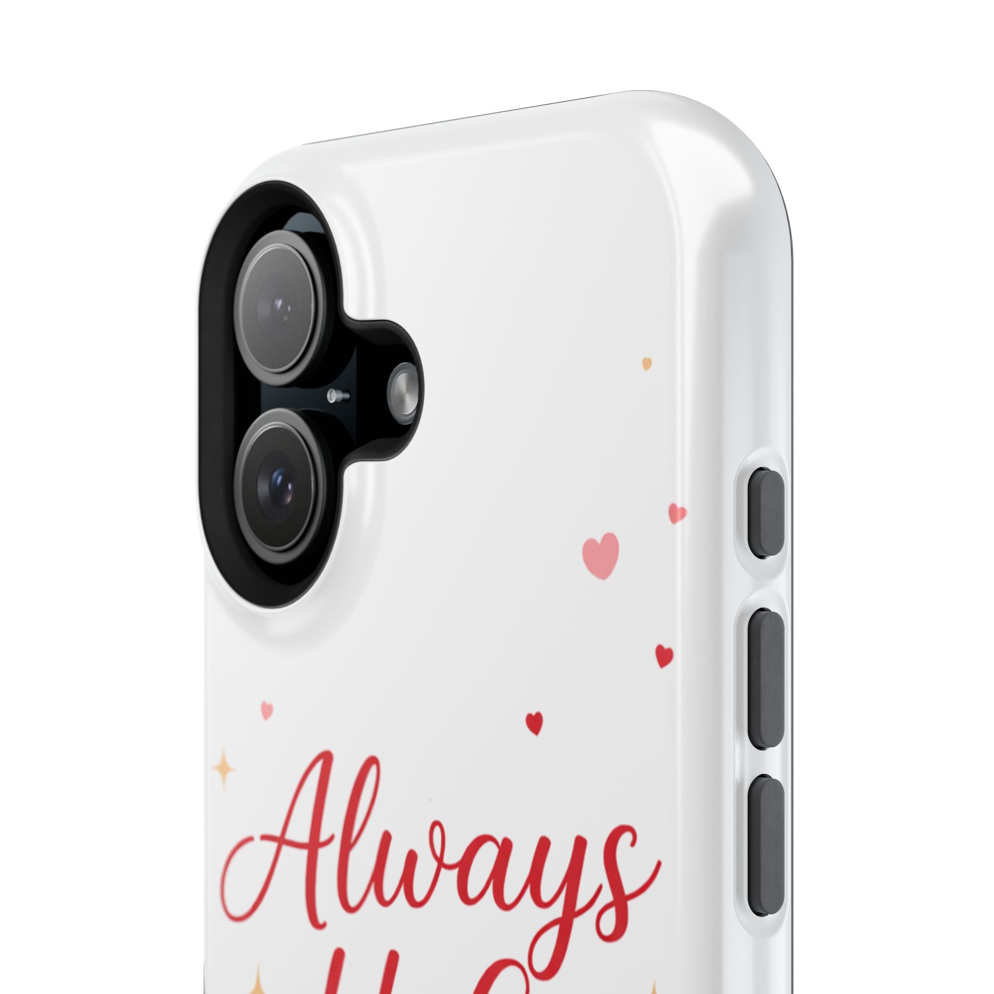 Always Us™ Valentine Phone Case – Romantic Heart Design | iPhone Case Gift for Couples