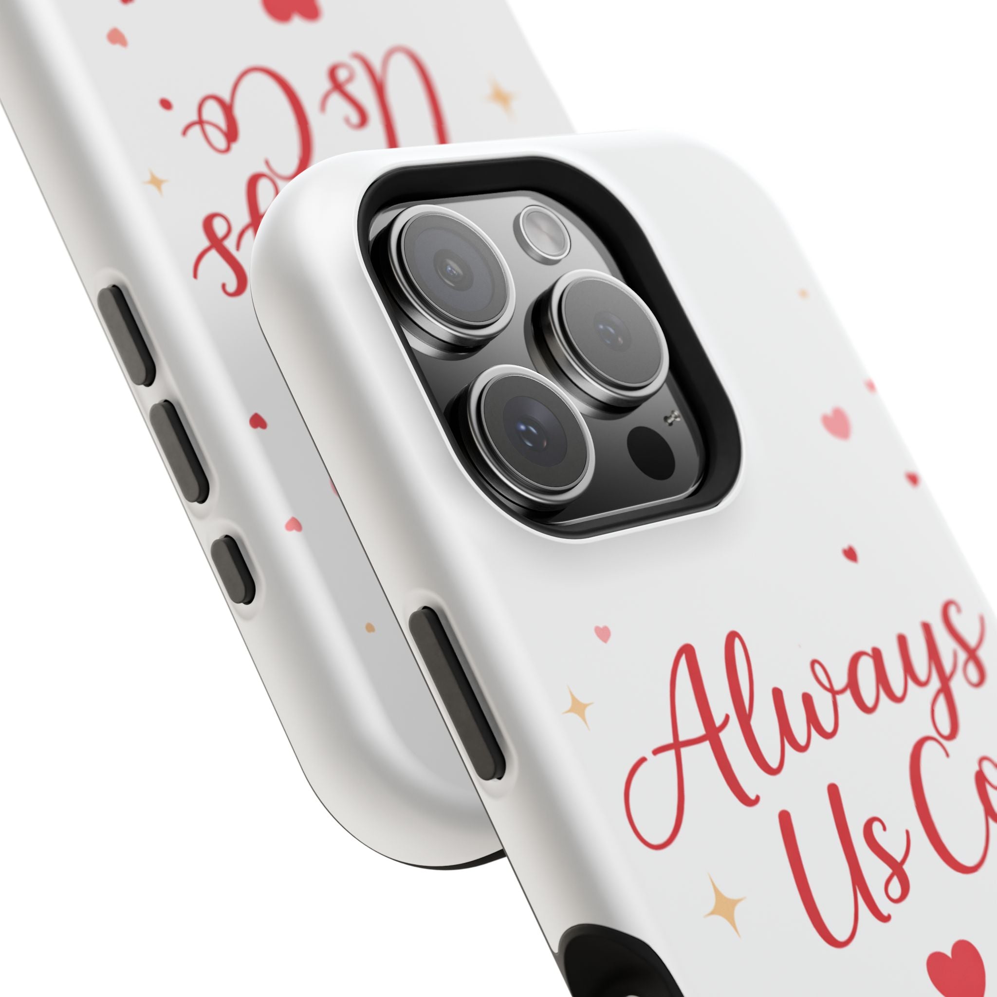 Always Us™ Valentine Phone Case – Romantic Heart Design | iPhone Case Gift for Couples