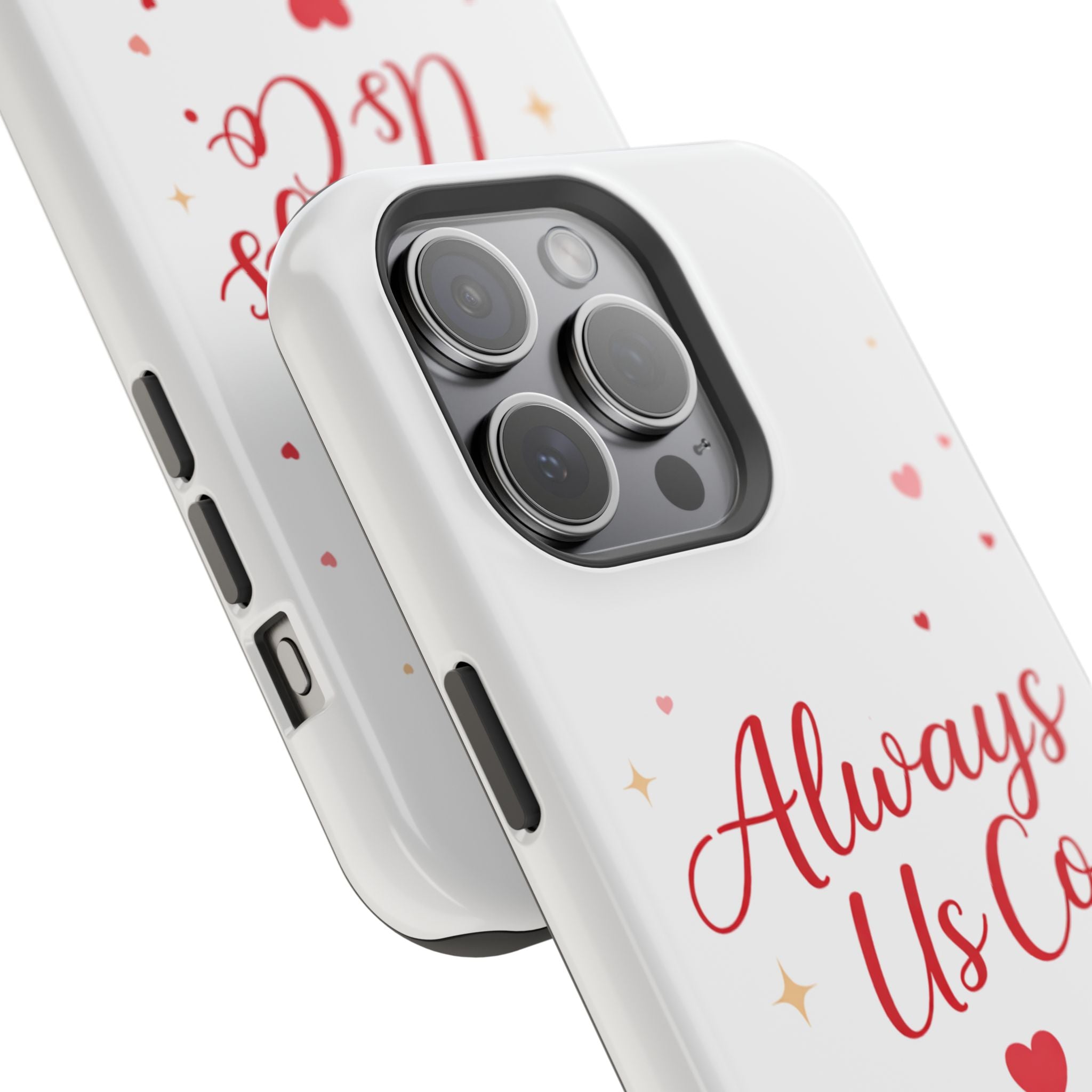 Always Us™ Valentine Phone Case – Romantic Heart Design | iPhone Case Gift for Couples