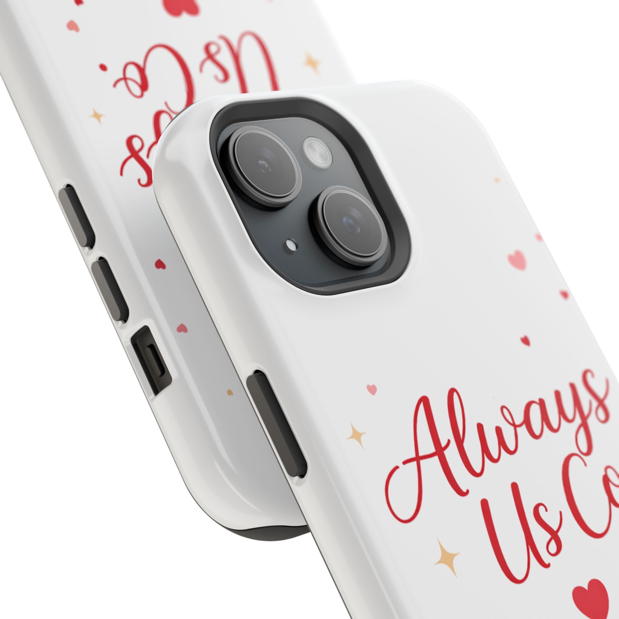 Always Us™ Valentine Phone Case – Romantic Heart Design | iPhone Case Gift for Couples